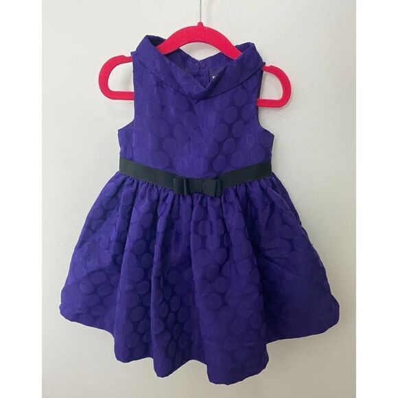 Janie and Jack Purple Formal Dress with Full Skirt - Size 12 - 18 months - Picture 7 of 7